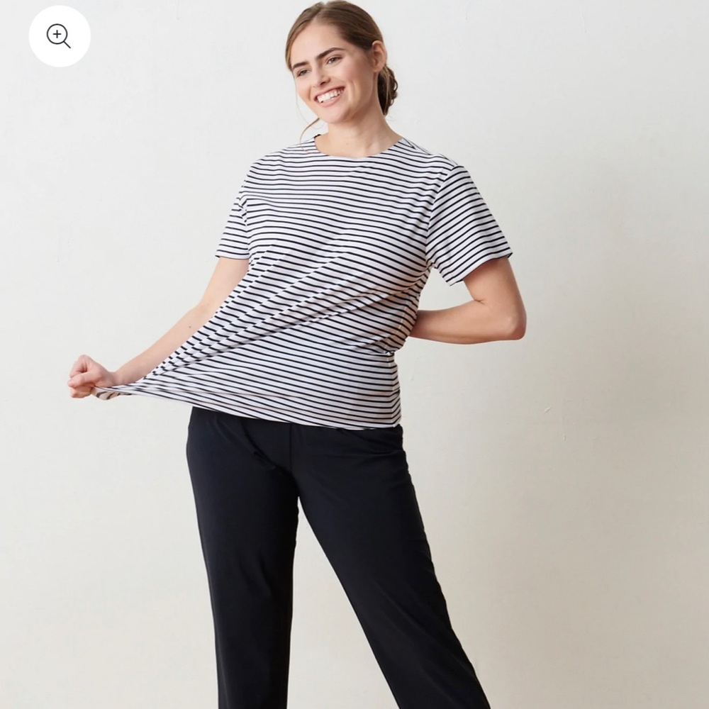 Aday Made it technical striped tee